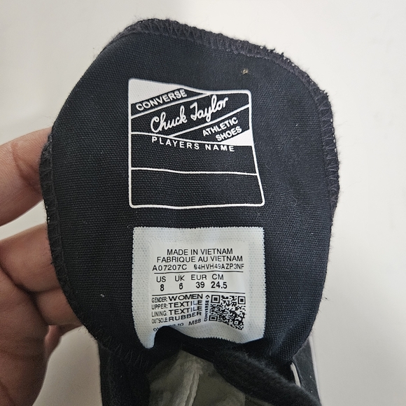 Converse Chuck 70 Studded Sneaker Distressed Size 8 - Picture 6 of 12